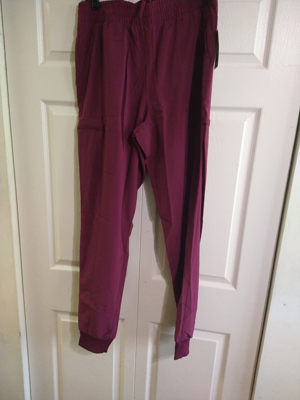 Dickies Plum Track Scrub Jogger Pants Color Burgundy